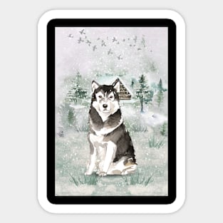 Alaskan Malamute Sticker